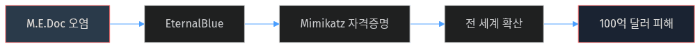 NotPetya 전파 체인