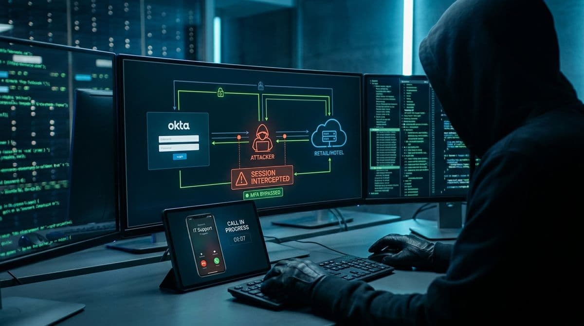 BlackFile UNC6671: 비싱·AiTM 갈취 12곳 침투