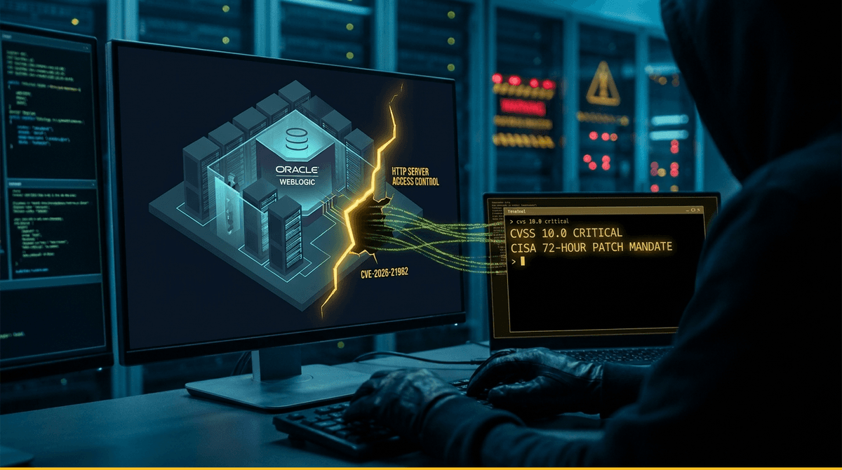 CVE-2026-21962 오라클 웹로직 CVSS 10.0 결함, CISA 72시간 패치령
