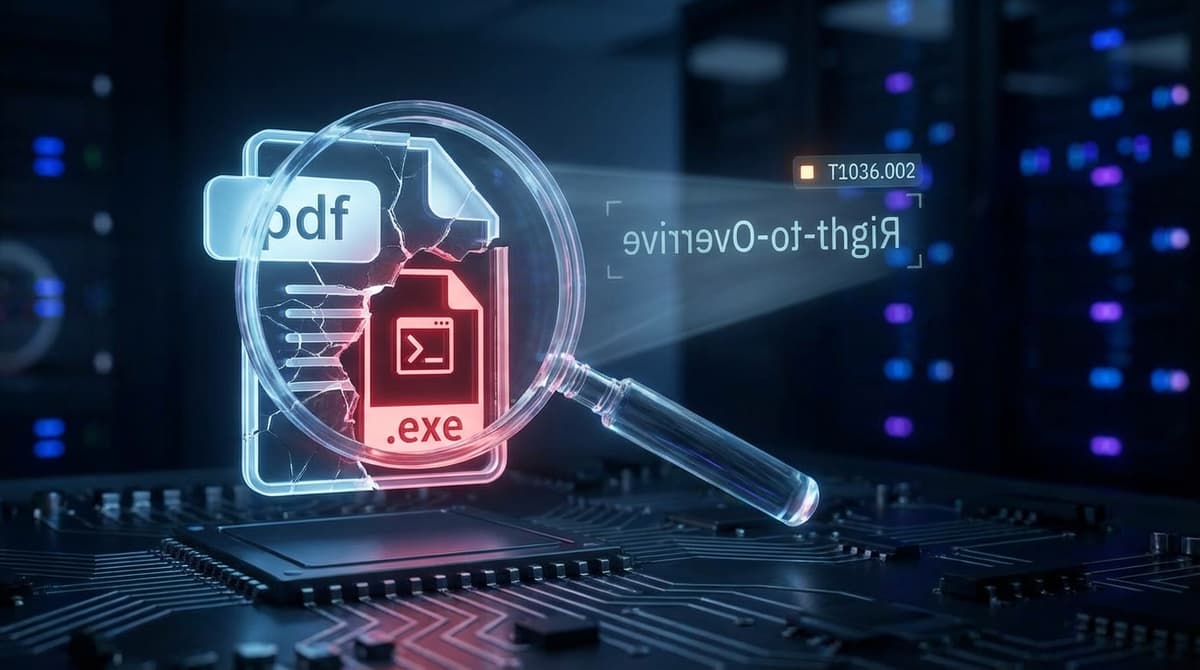 파일명 위장 공격: .exe를 .pdf로 속이는 원리 | T1036.002