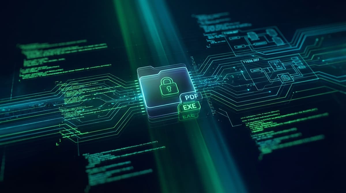 이중 확장자 공격: report.pdf.exe 1개가 문서로 보이는 이유 | T1036.007