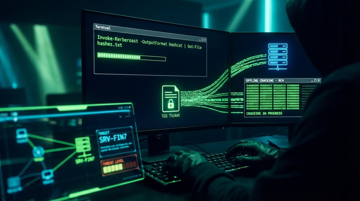 T1558.003 Kerberoasting 깊이 있는 기술 분석: RC4 암호화가 만든 치명적 약점