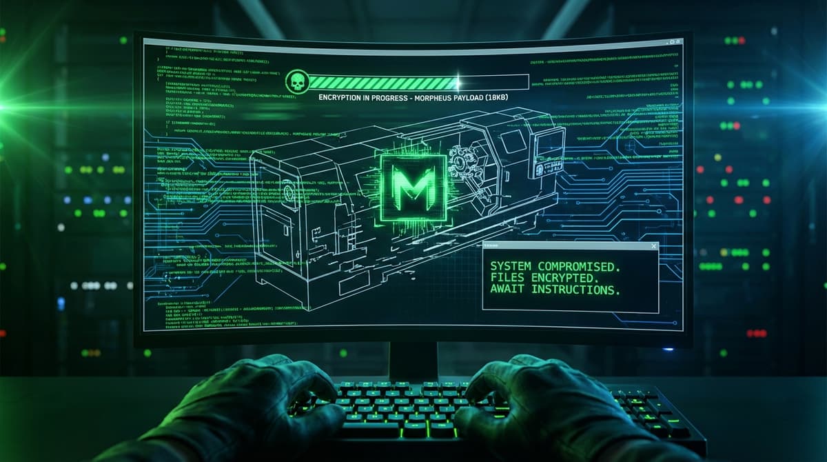 Morpheus 랜섬웨어: 18KB 코드가 한국 제조업 CAD 도면을 노렸다