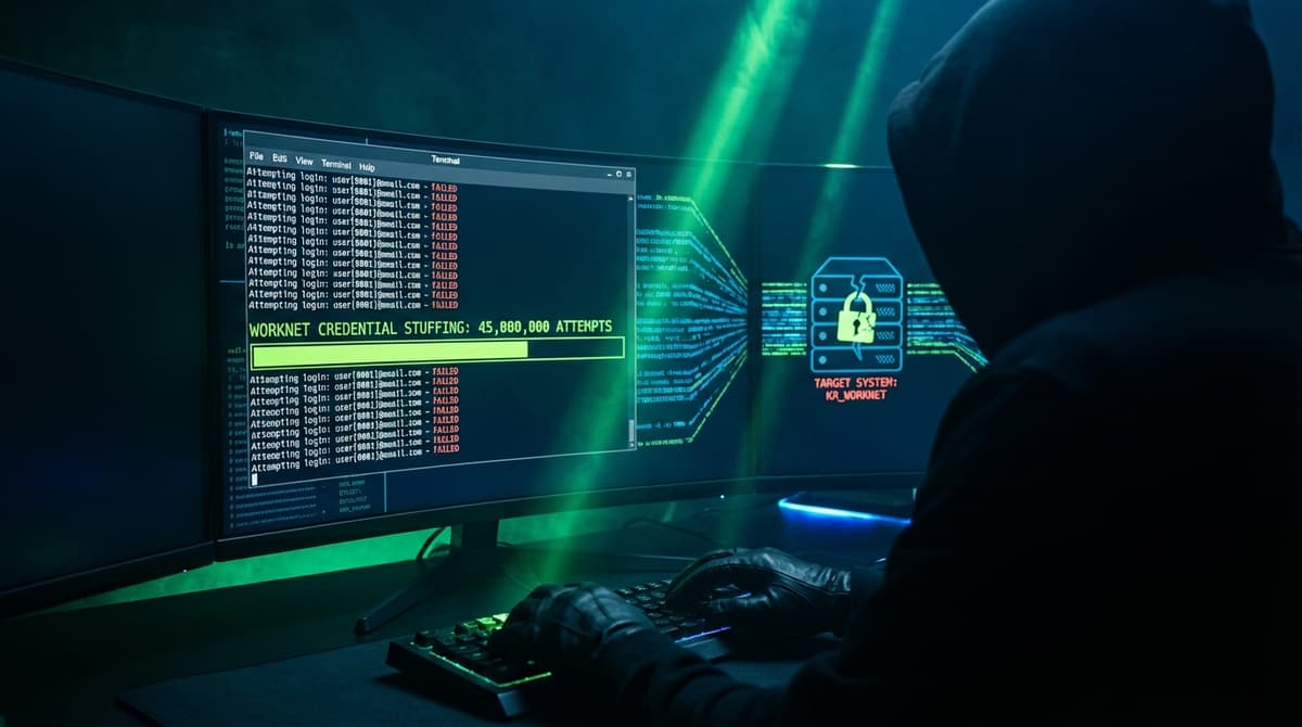 워크넷 4,500만 회 로그인 시도의 정체: 크리덴셜 스터핑이 한국을 노리는 이유 | T1110.004