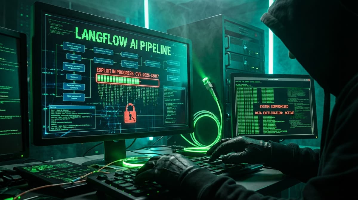 Langflow CVE-2026-33017: 어드바이저리 공개 20시간 만에 뚫린 AI 파이프라인