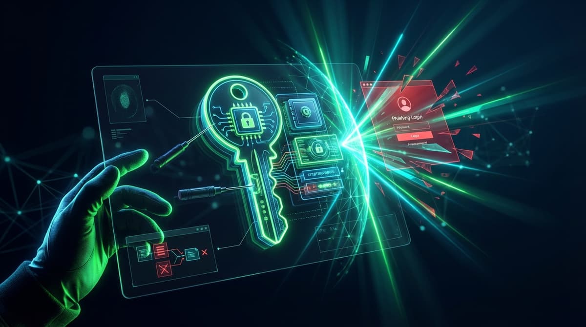 Passkey 인증의 내부 구조: 공개키 암호학이 피싱을 차단하는 원리
