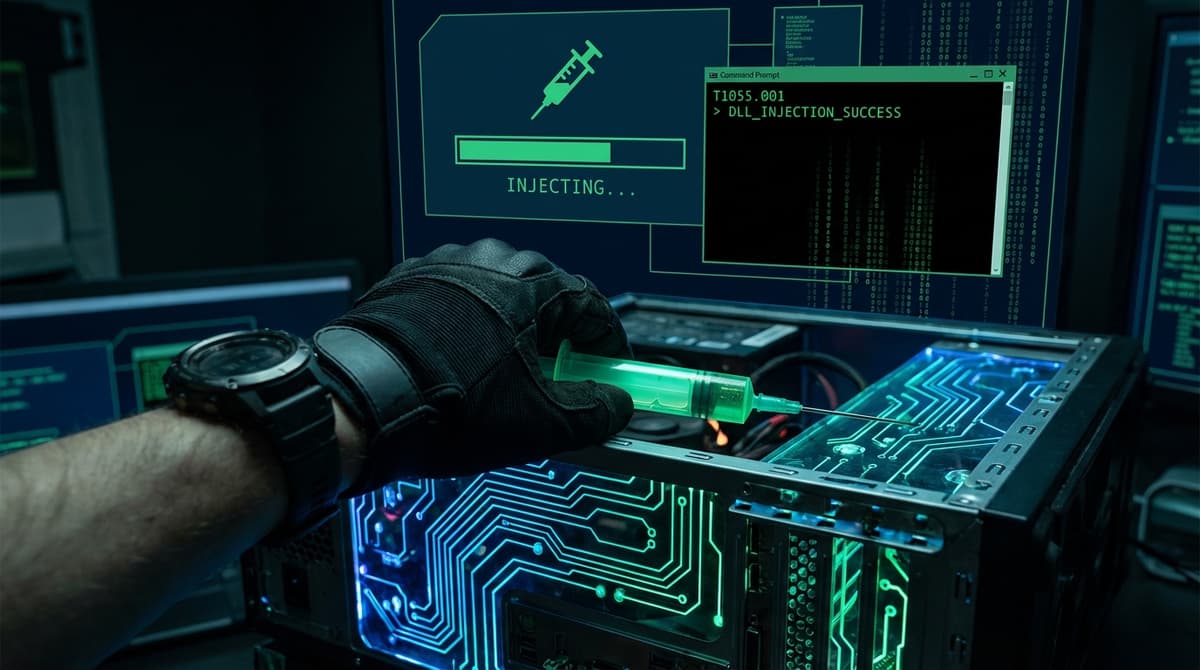 DLL Injection: 가장 오래되고 가장 많이 쓰이는 프로세스 인젝션 기법 | T1055.001
