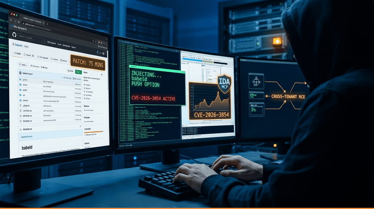 GitHub babeld 75분 패치, Wiz 6인이 찾은 CVE-2026-3854