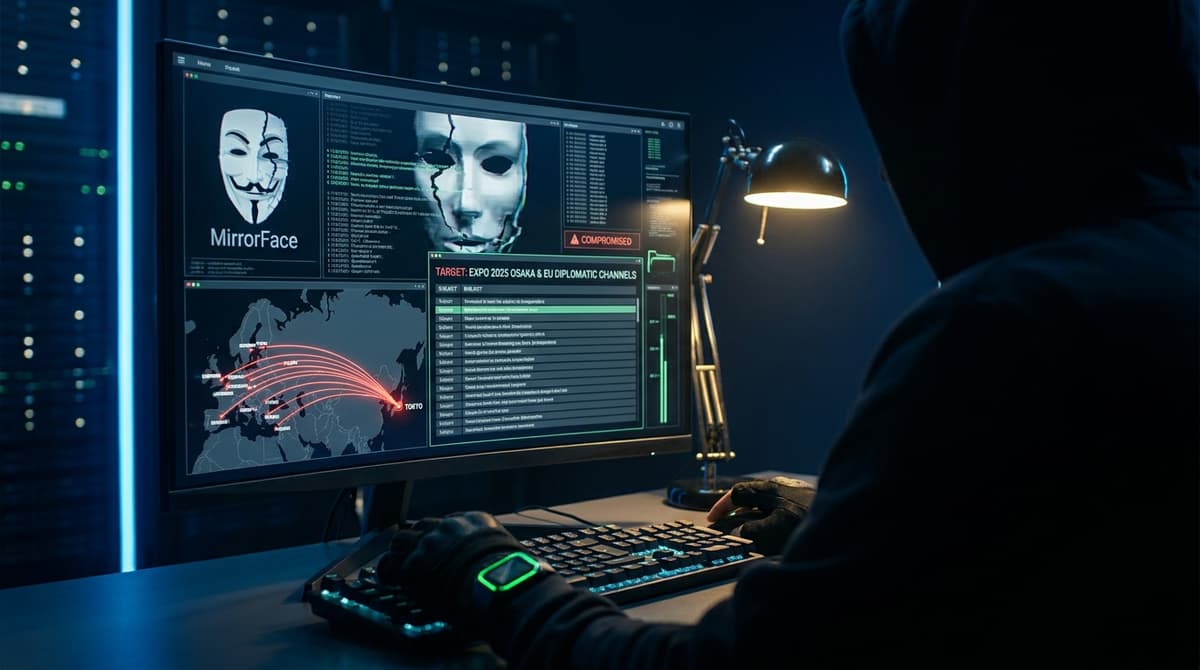 MirrorFace 6년: 일본 정부 침투부터 Expo 2025 유럽 외교 미끼까지