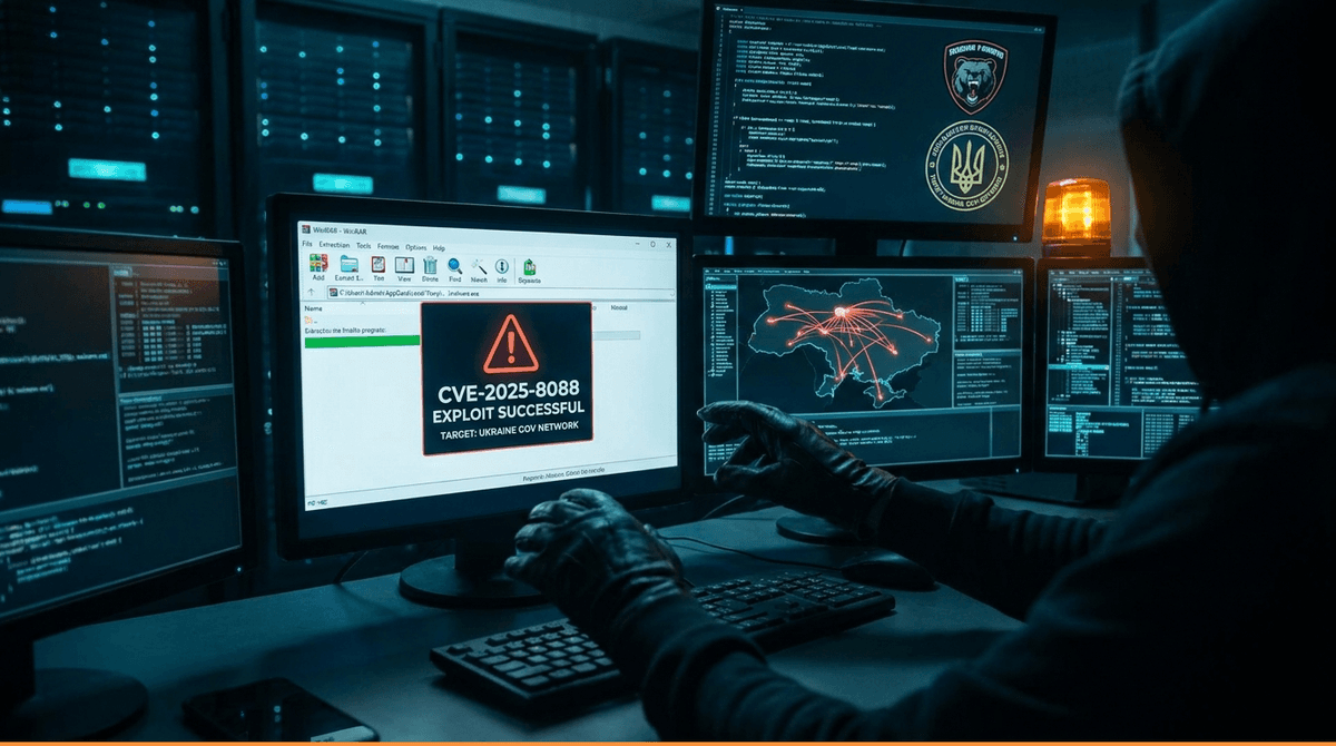WinRAR CVE-2025-8088: 패치 1년 뒤에도 우크라 정부 노린 러시아 그룹 2곳