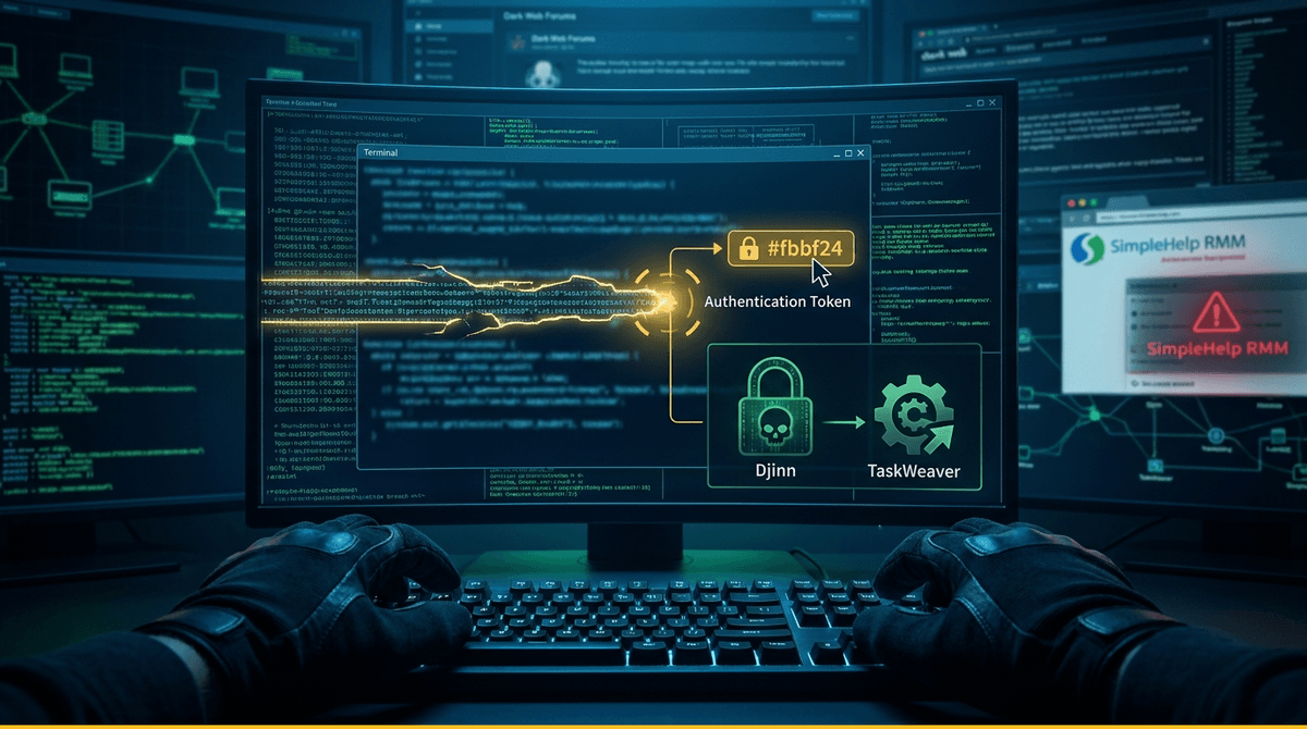 CVE-2026-48558: SimpleHelp CVSS 10 인증 우회, 1만 4천 서버에 Djinn 스틸러 배포